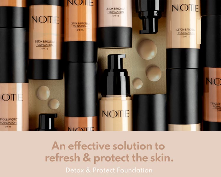 Shop Note Cosmetique Detox and protect foundation